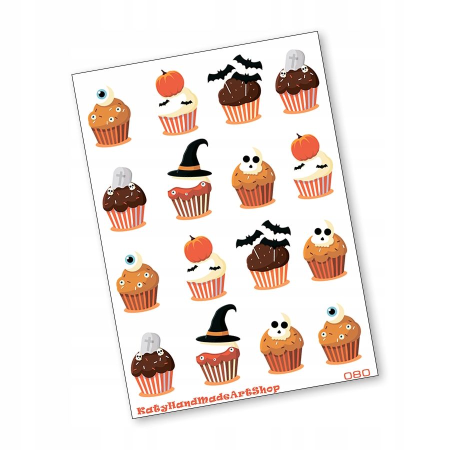  Aufkleber halloween für kinder 7,5x10,5 n203