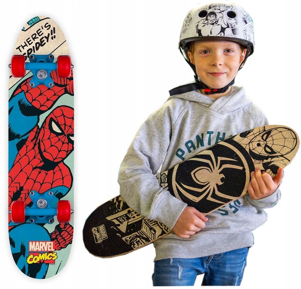  Skateboard aus holz spiderman spinne für kinder rutschfest beschichtung