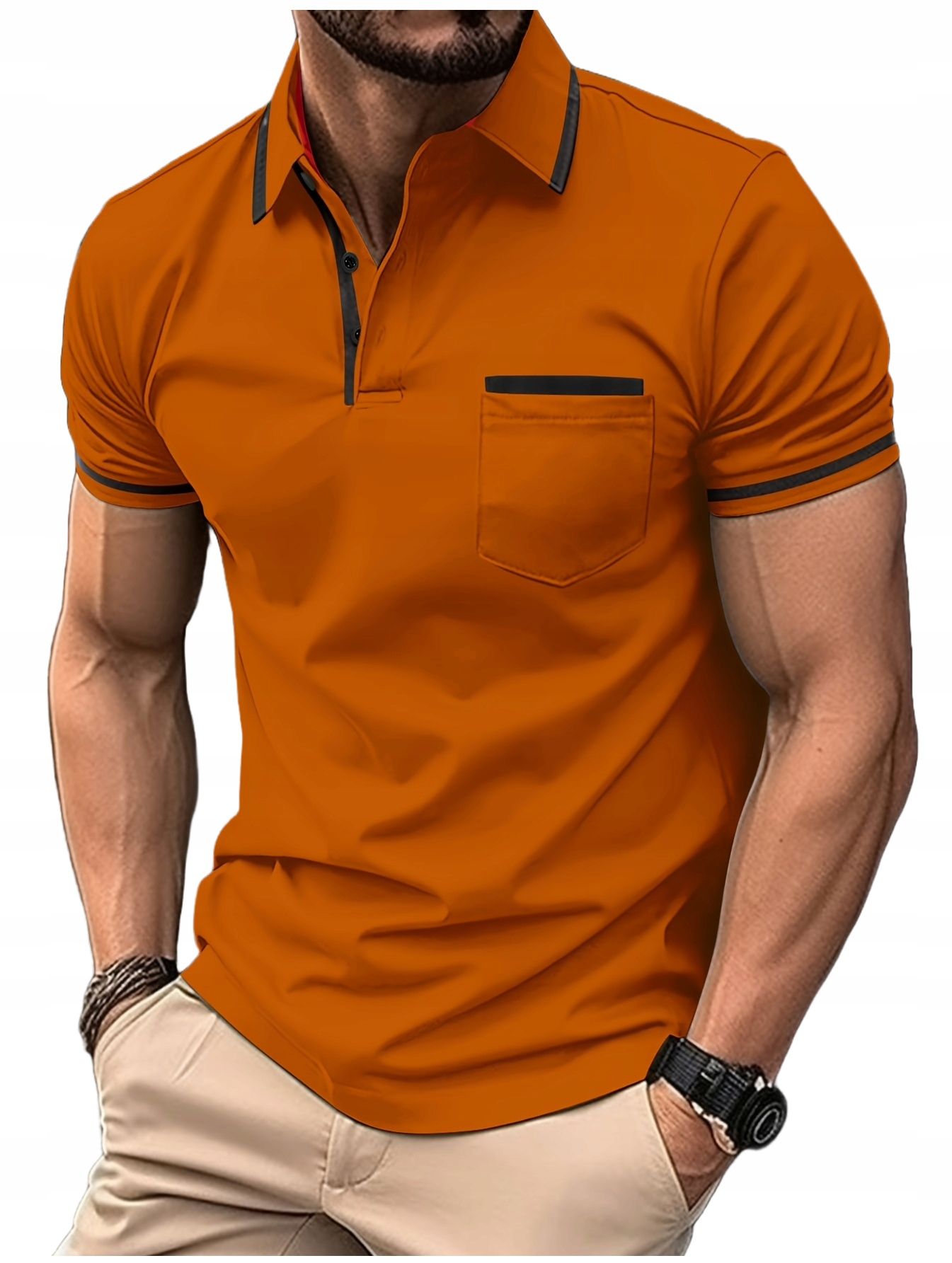  Moodne meeste polo särgid lühikesed varrukad värvid 3xl