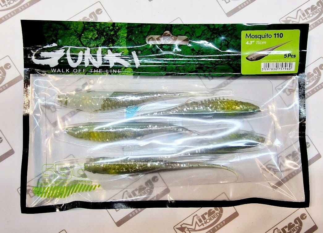  Norīt gunki kiddy 4"(10cm) - salt & pepper (op. 5 gab.) [52683]