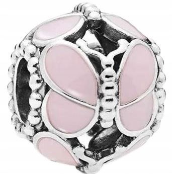  Charms mit farbigen schmetterlinge anhänger beads silber 925 simplyme + kostenlos