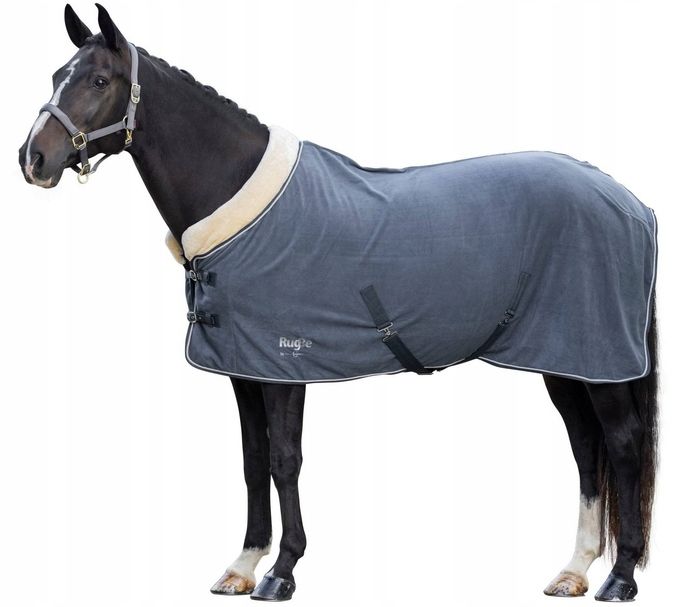 Fleecedecke mit kapuze therm schwarze farbe für ein pferd r.155 covalliero