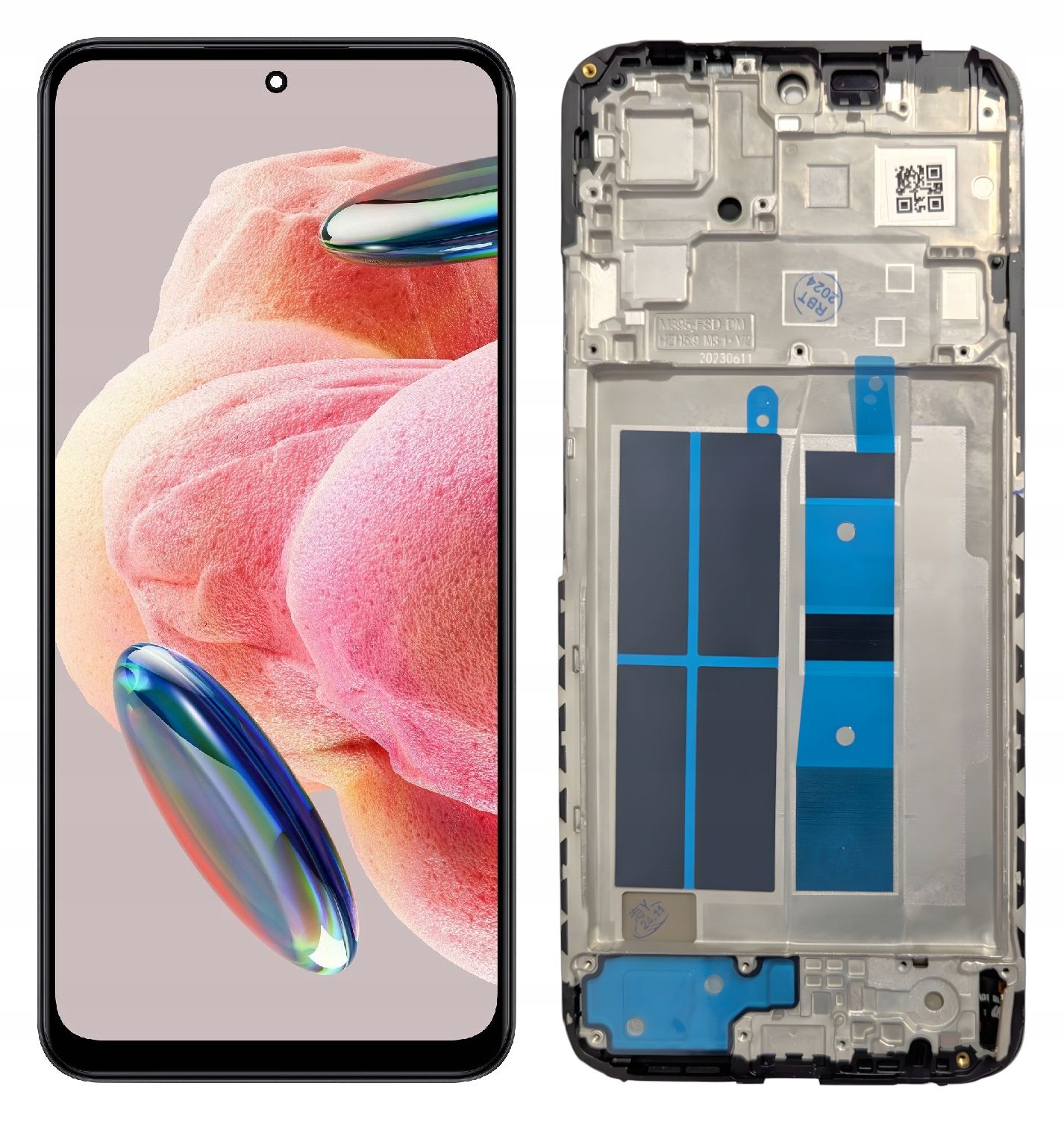  Ekranas į xiaomi redmi note 12 / 12 4g ekranas lcd incell 23021raaeg