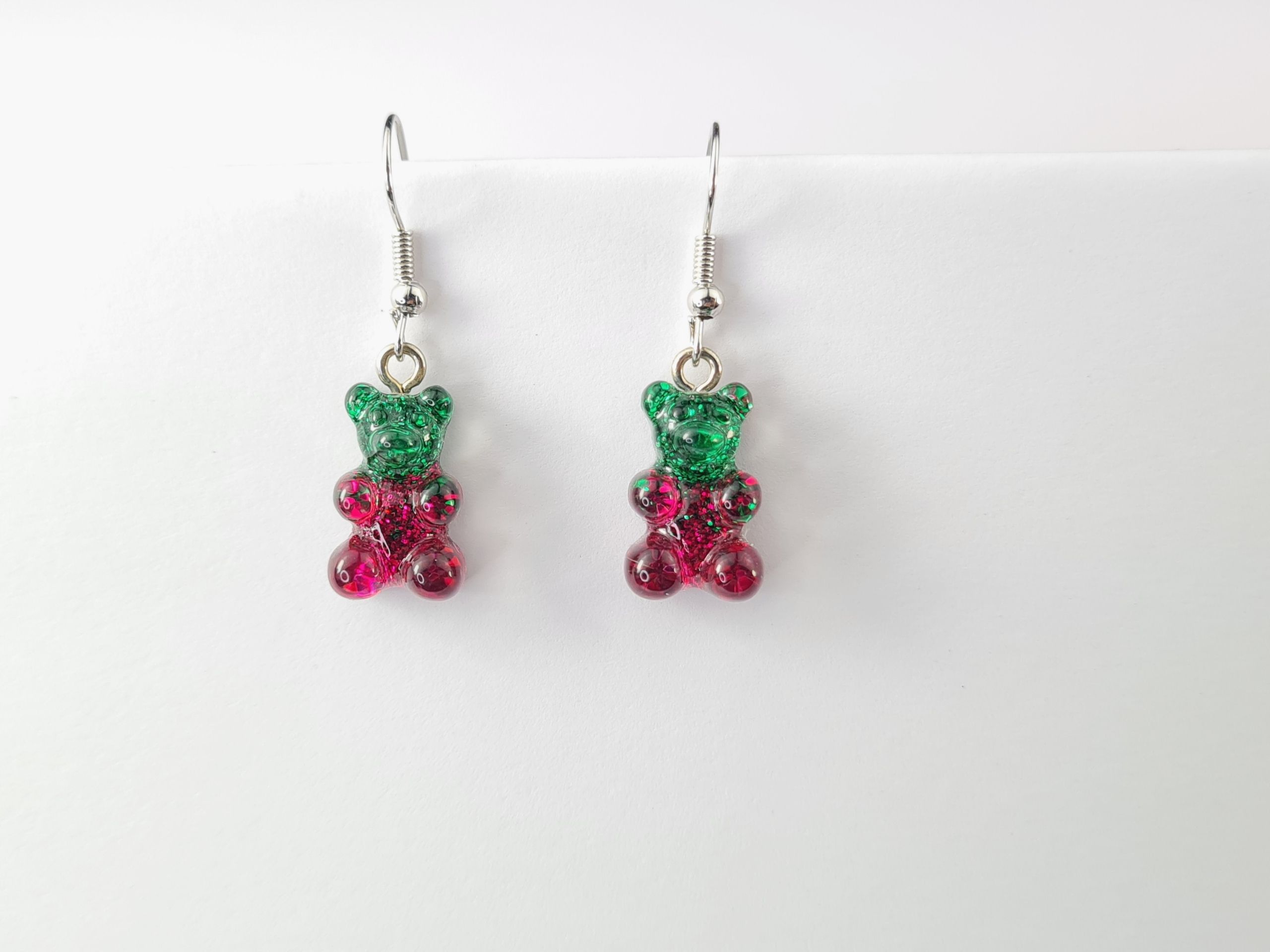  Ohrringe mis gumisie gumis gummibärchen rosa-blaue farben verdunkelt 07