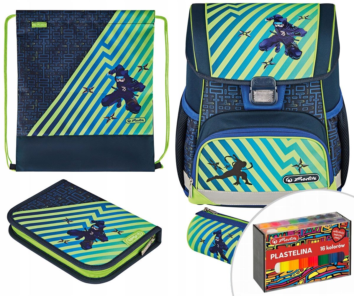 School backpack school backpack herlitz loop robot kl.1-3