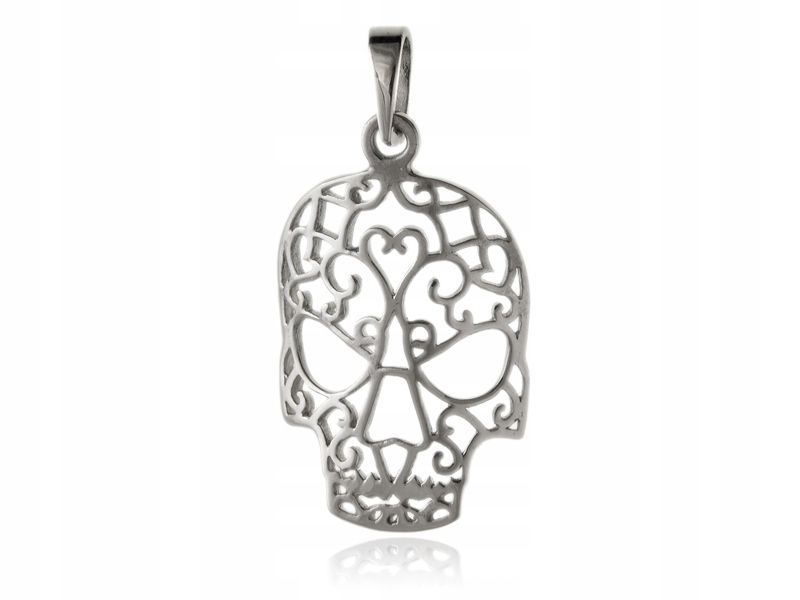  Halskette schädel schädel 3d skull srbero 925 w0514 - 2,8g.