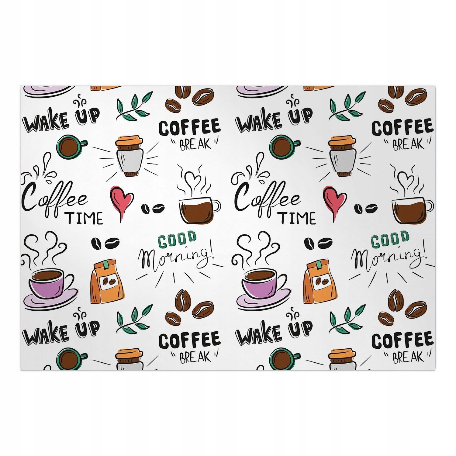  Mat on the floor vinyl modern fence 150x100 cm