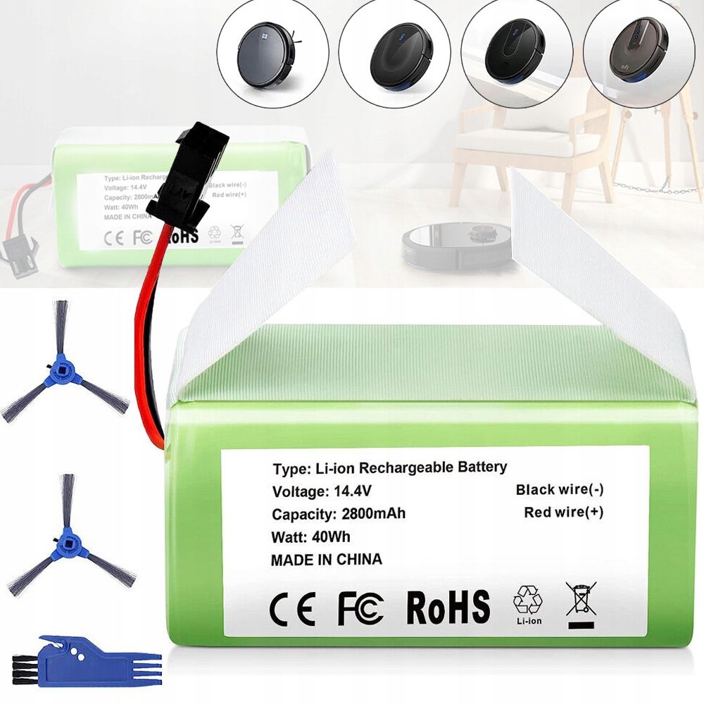  Li-ion batterie 14,4 v 2800mah in eufy robovac11,11s,11s,12,15c,15c max