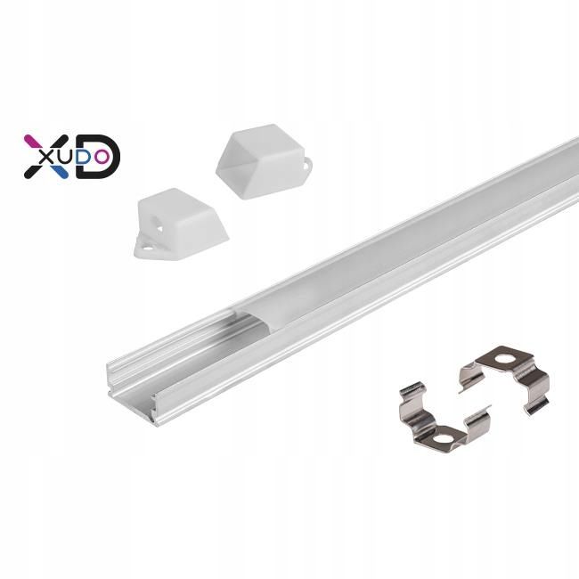  Xd-ff300bb profilis slim 2m profilis virštinkinis juodas gaubtas juodas