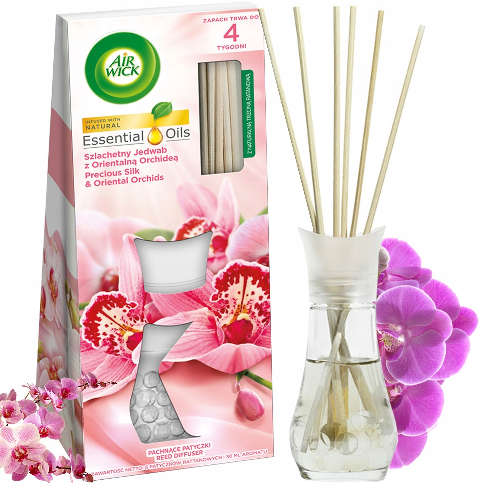  Õhuvärskendaja koos sisetükiga air wick komplekt freshmatic lilled 250 ml