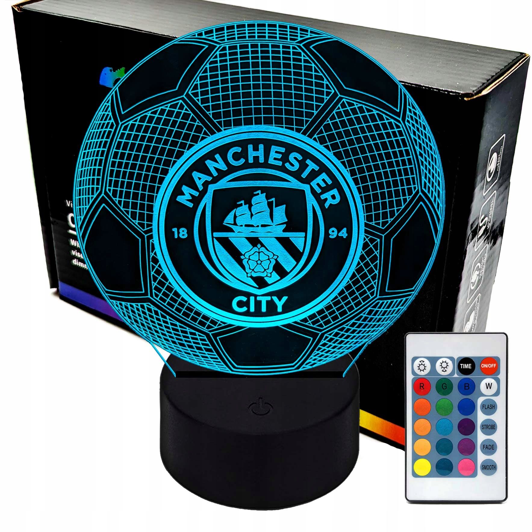  Noční světlo fotbal liverpool fc 3d lampy led
