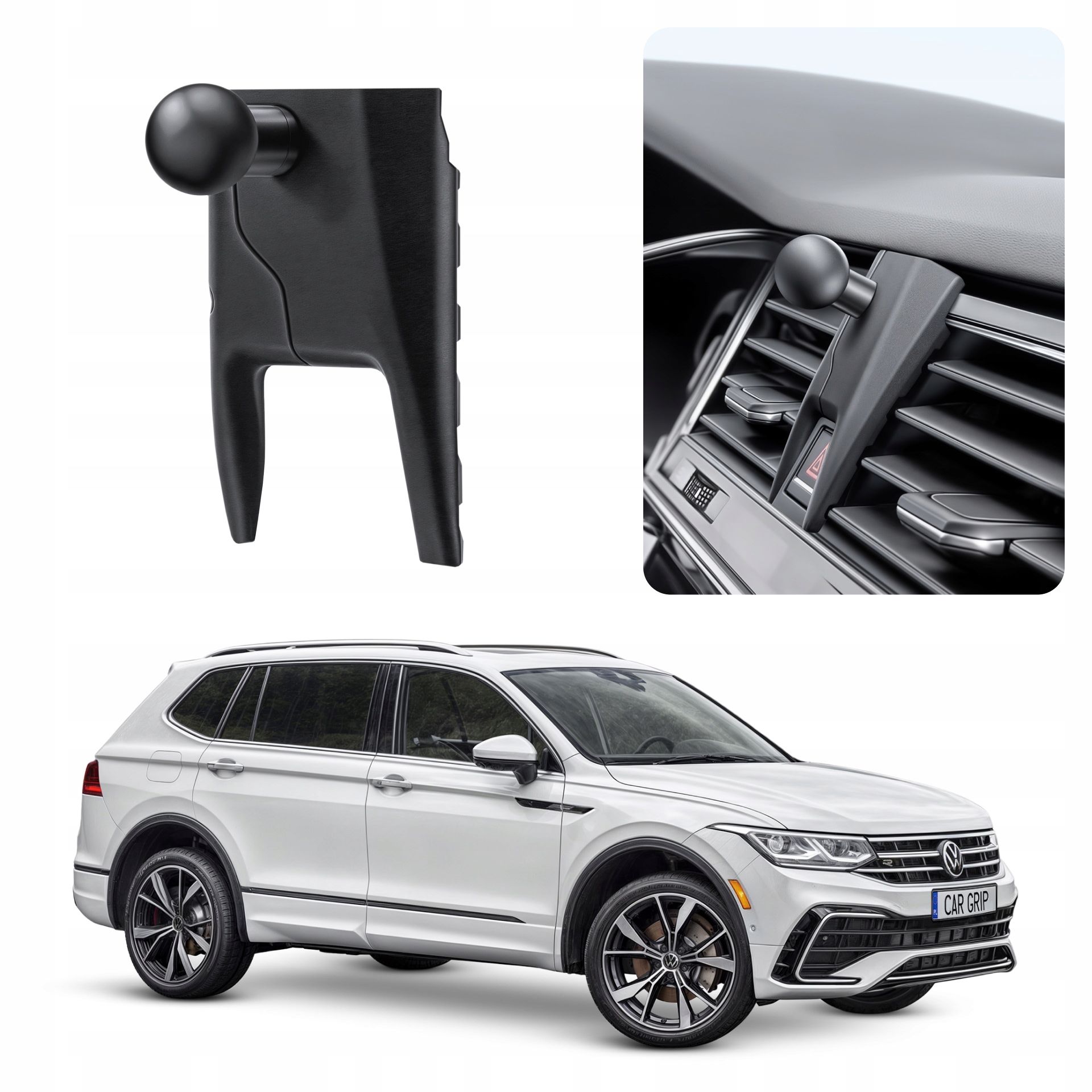 Adapter hoidja telefoni jaoks mõeldud sisse volkswagen tiguan ii 2 (2016-)