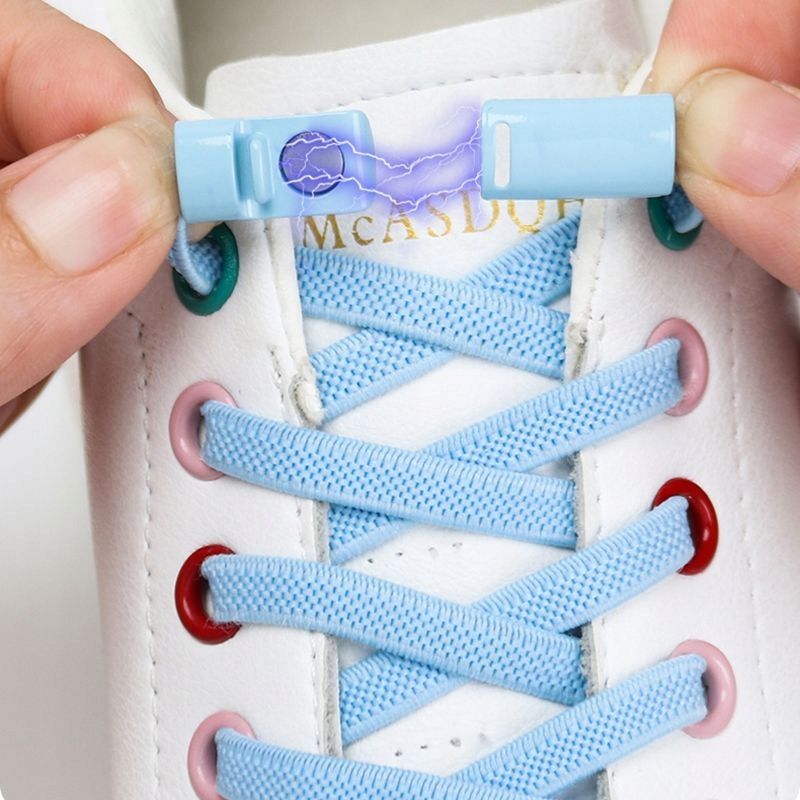  Silikon-schnürsenkel für kinder ohne bindung schuh