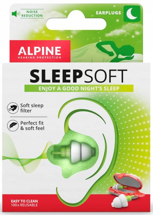  Garnitur korken alpine sleepsoft + flüssigkeit clean 25ml