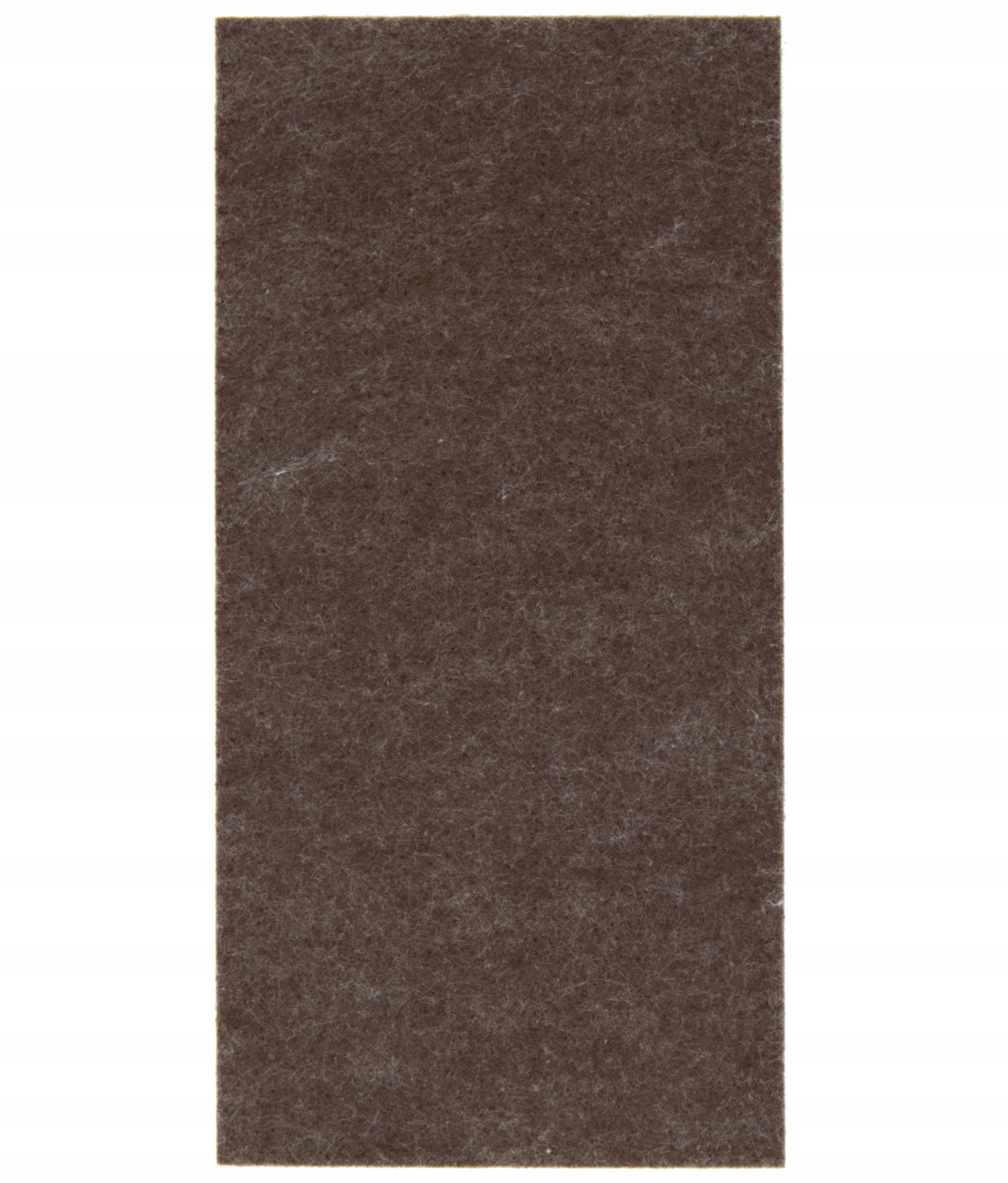  Tácek vyrobeno z plsti samolepící pod nábytkem list – 1 ks 100x200 mm brazowy