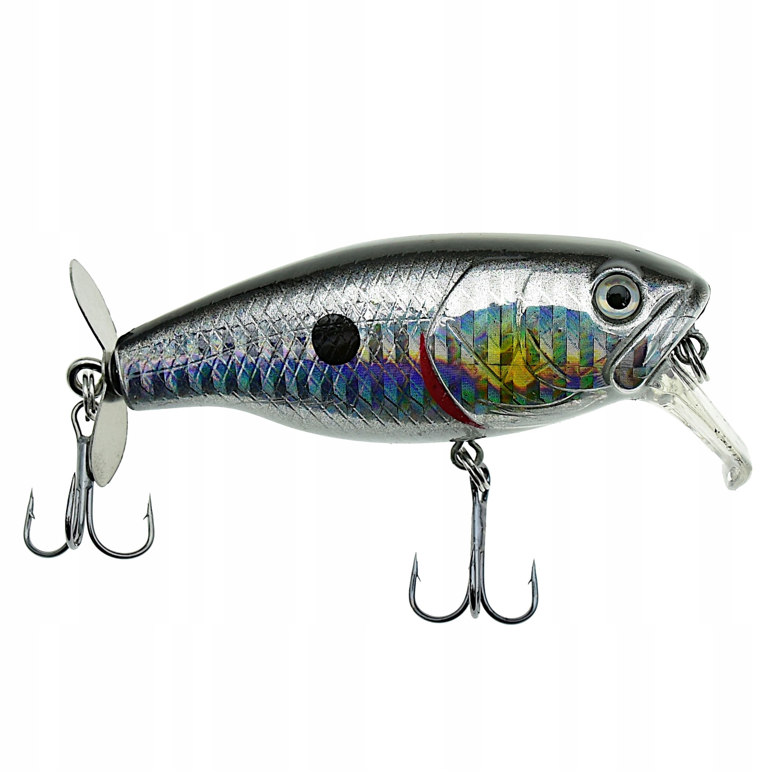 Wobbler zum angeln minnow pop walker 3d kunstköder 5,5 cm 8 g