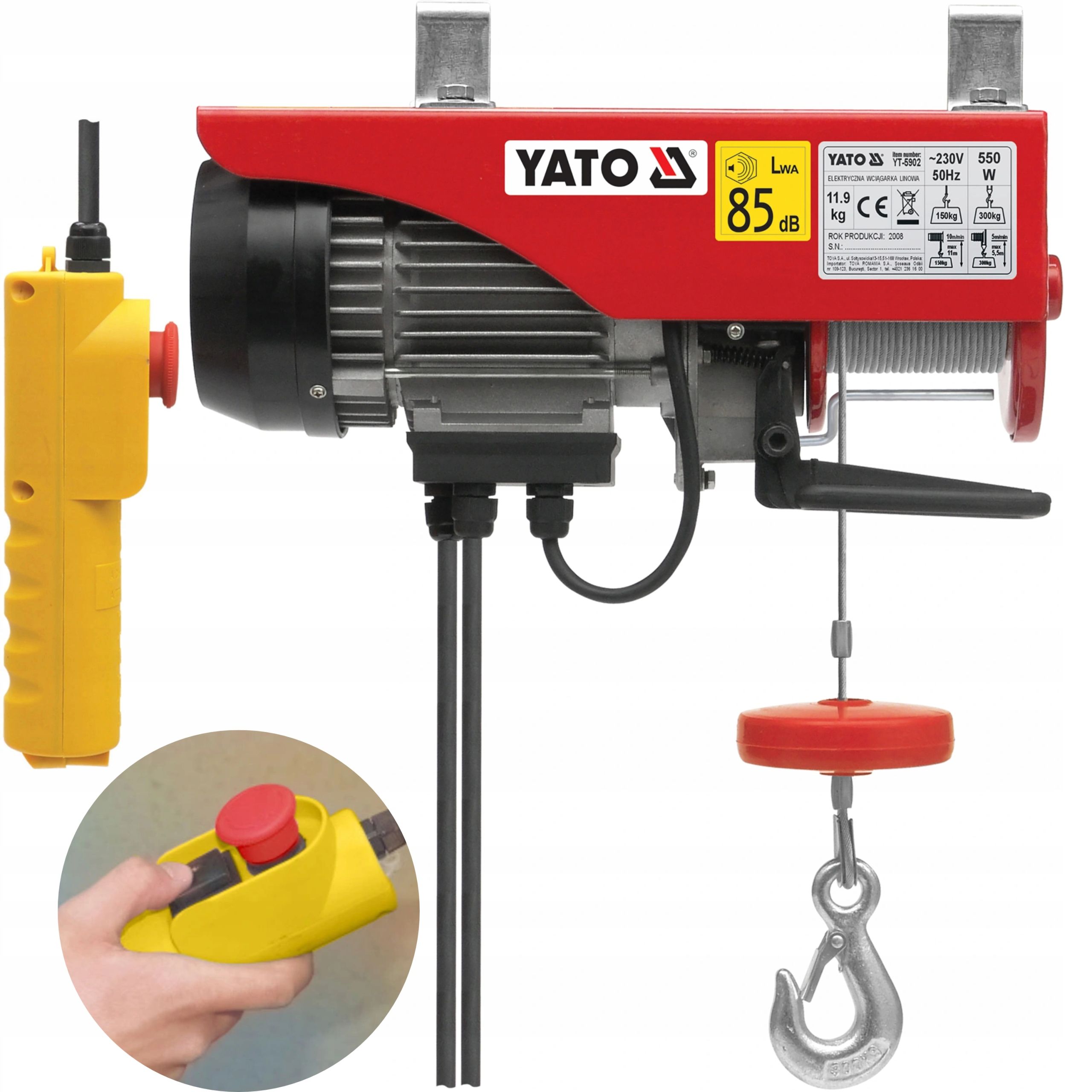  Yato chain winch 3000kg 1,5m