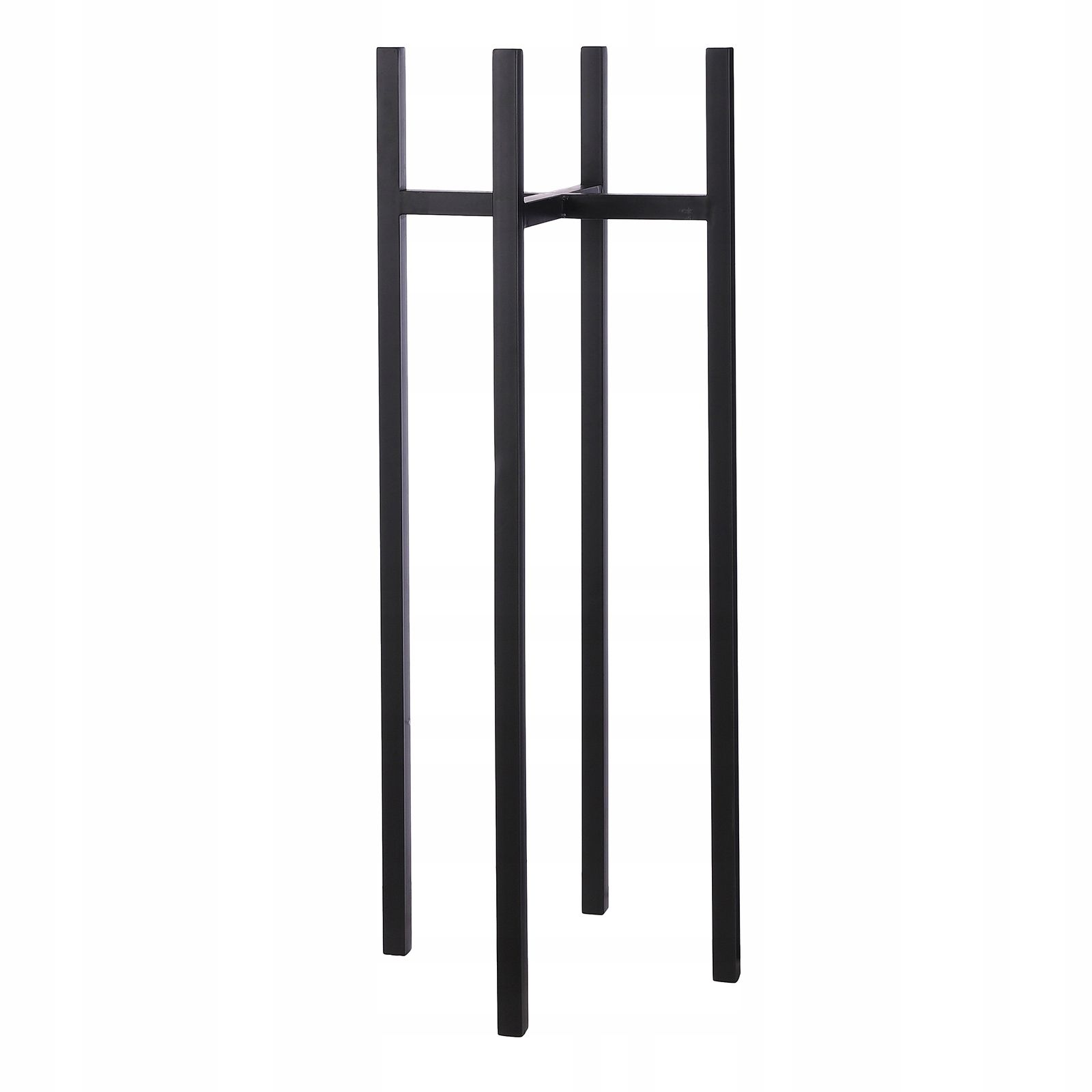  Didelis pastatomas gėlių stovas metalinis ascot xl 37x37/39 stovas gėlėms juodas ant oslonke