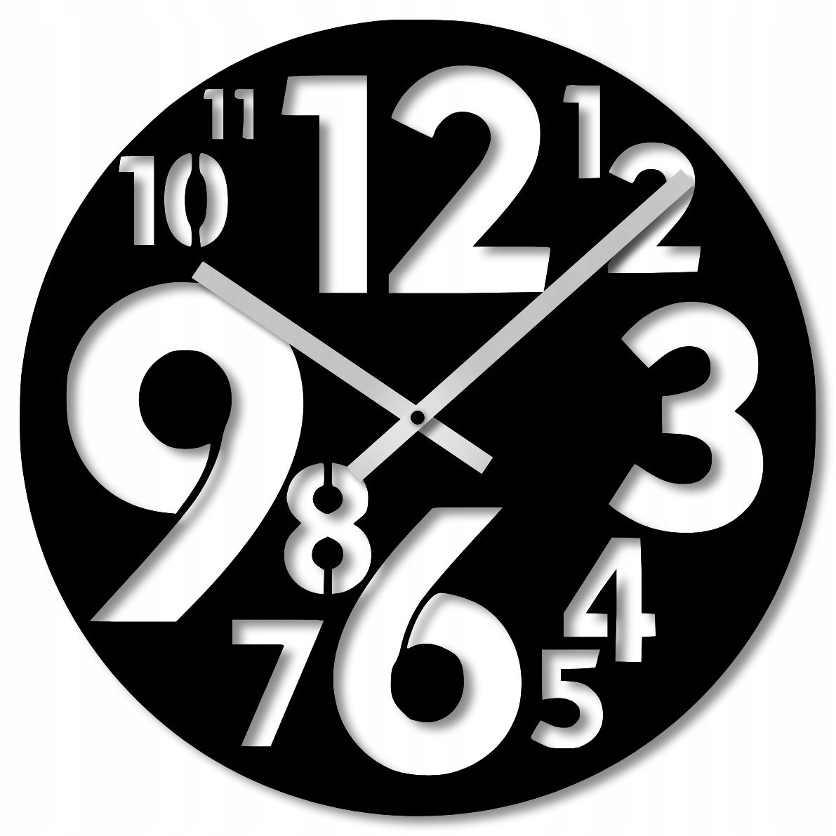  Wall clock 60 cm clock on the wall big clock openwork classic big numbers