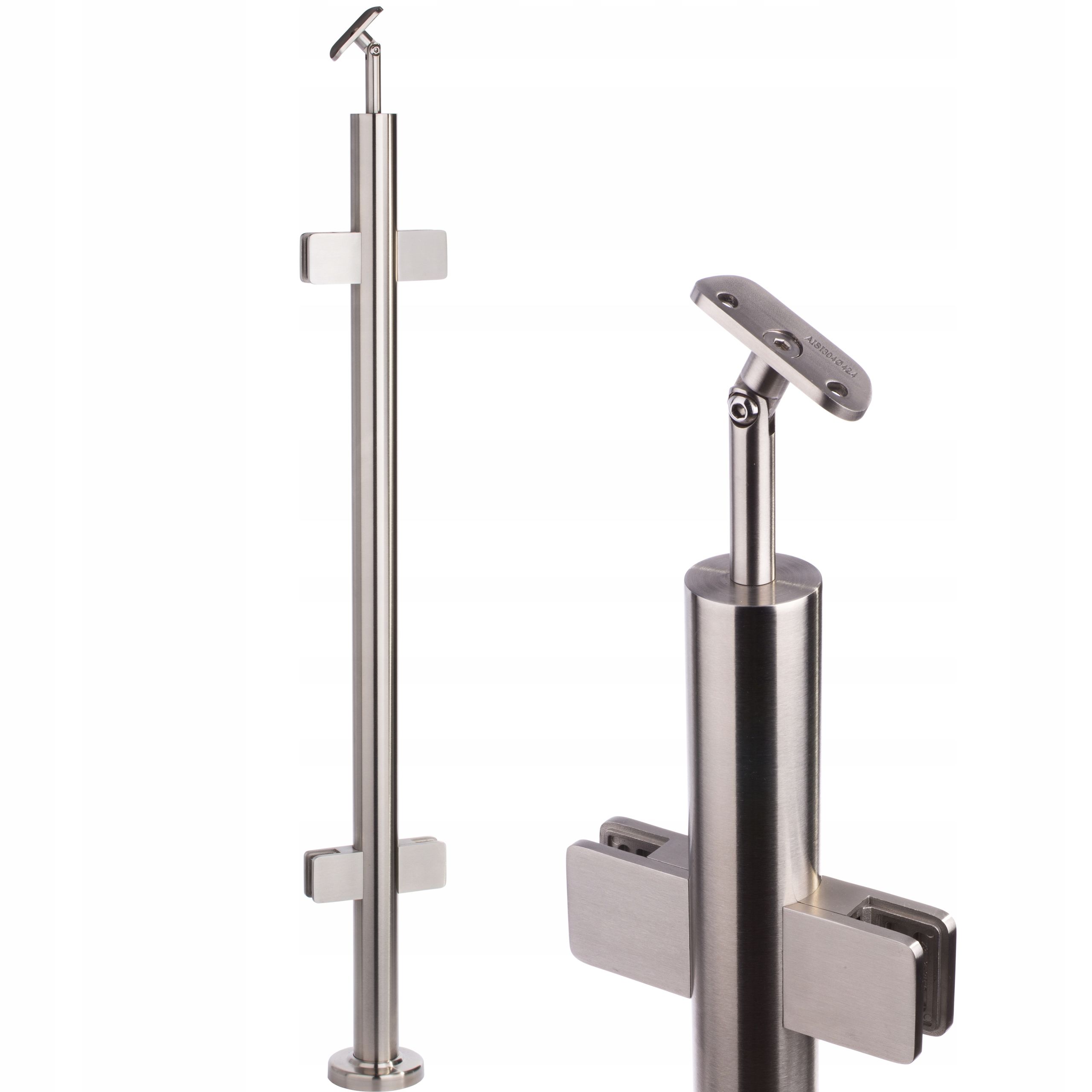  Spalte übergangs 100 cm 5 blütenblätter balustrade fi 42 rostfrei poliert