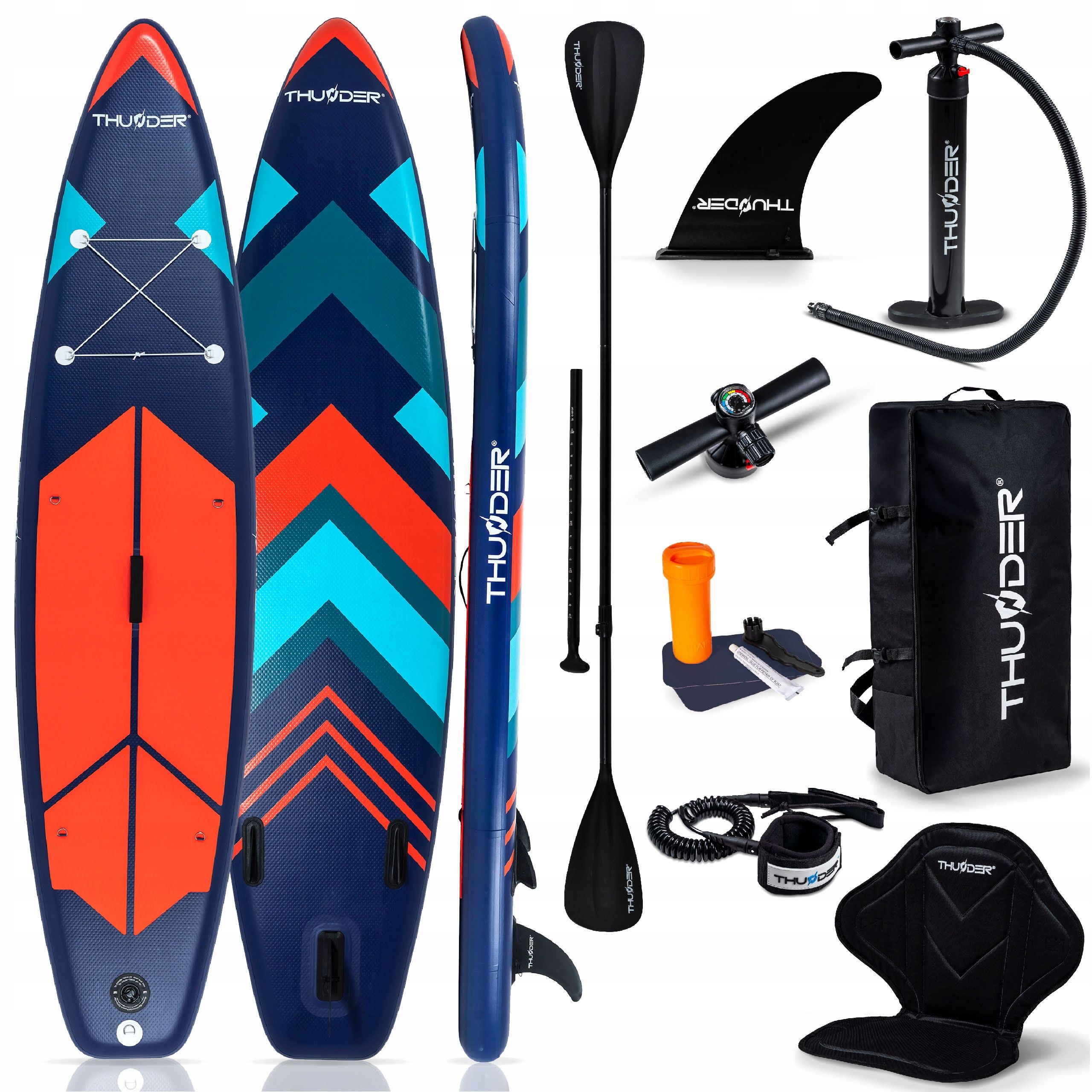  Sup lenta pripučiama plaukimui paddle board 365 cm sėdynė gopro thunder