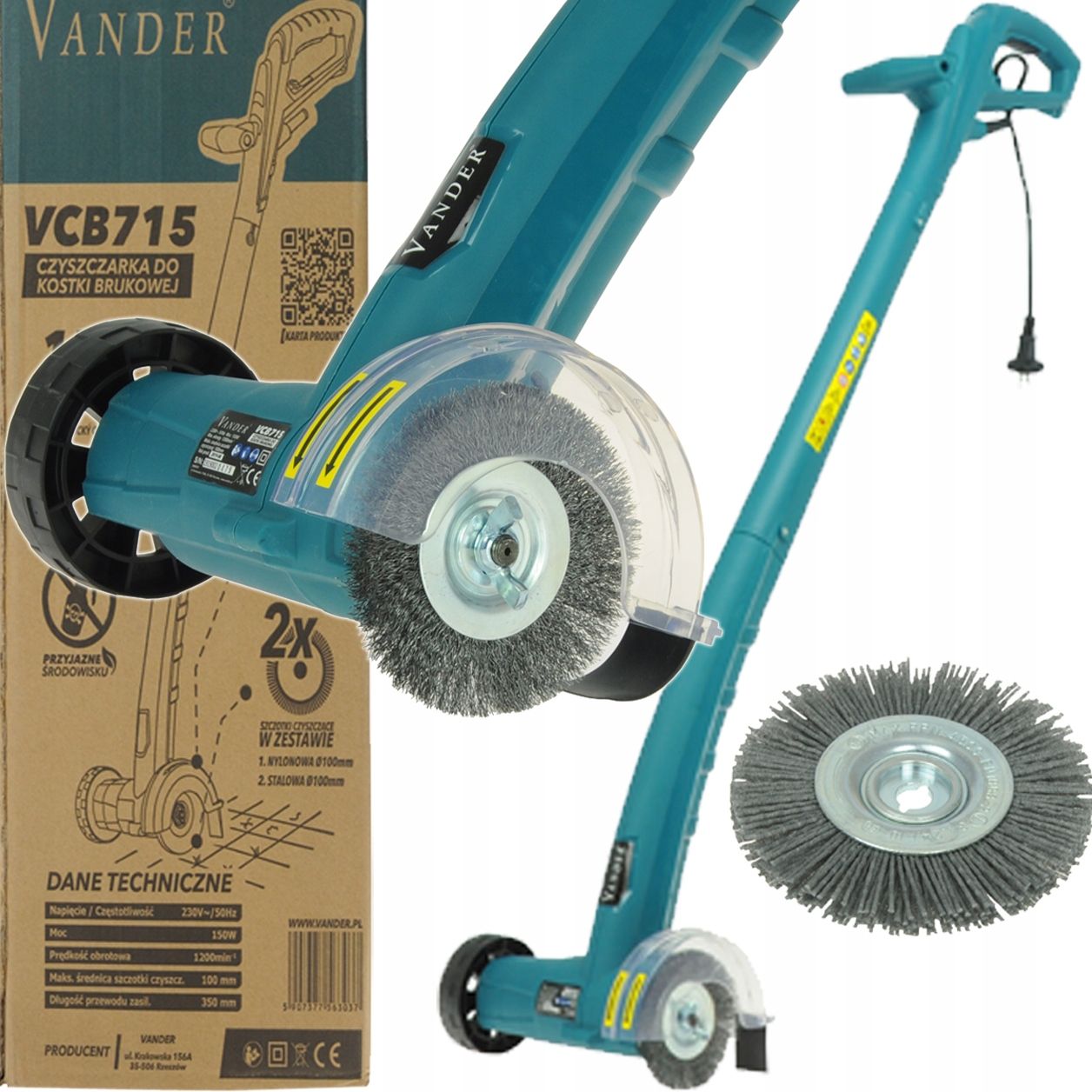  Stahlbürste 100mm für den wischer vcb715