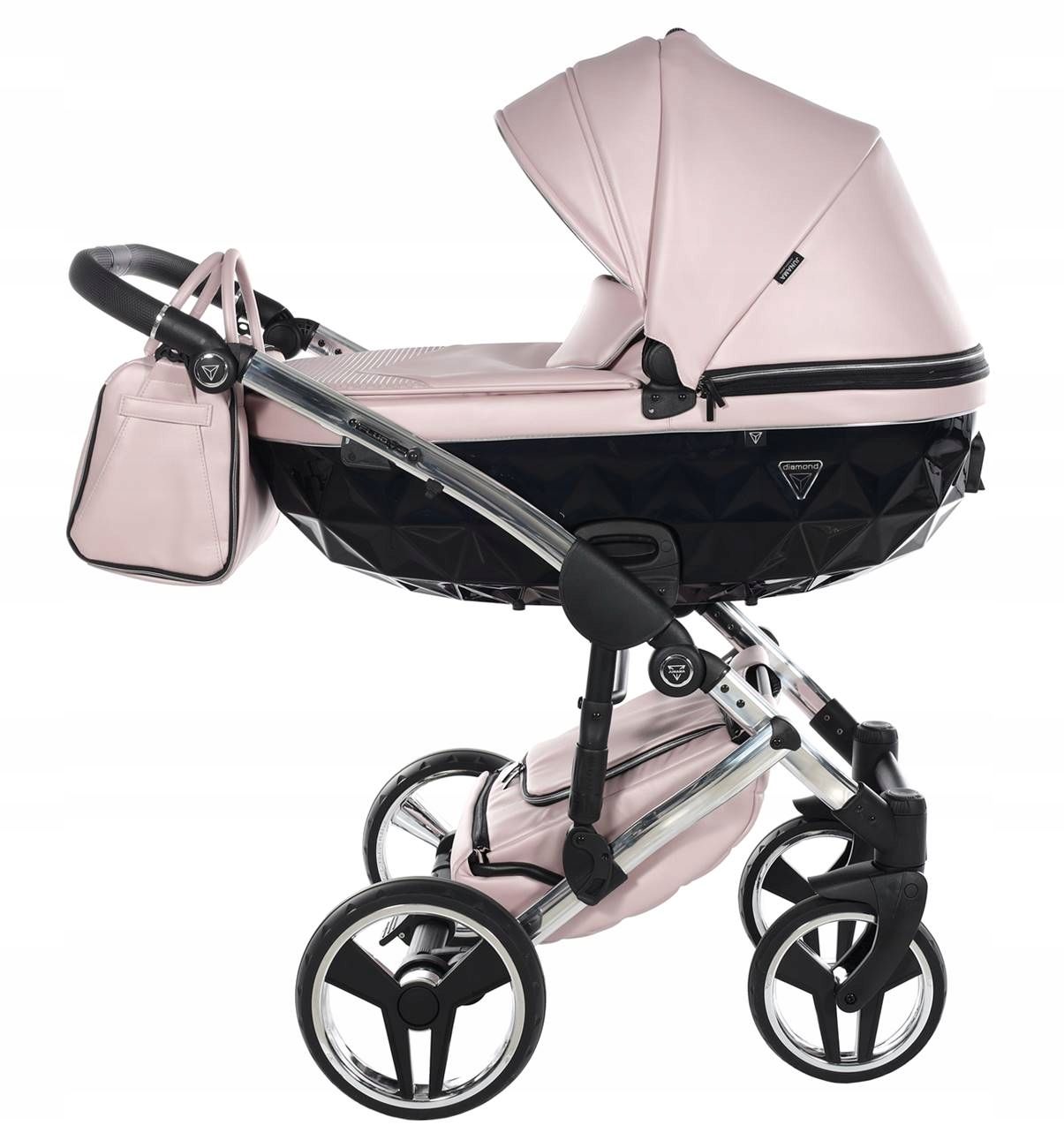  Jalutuskäru lapse jaoks komplekt 4in1 05 junama diamond fluo | tugitool cosmo + dock 2