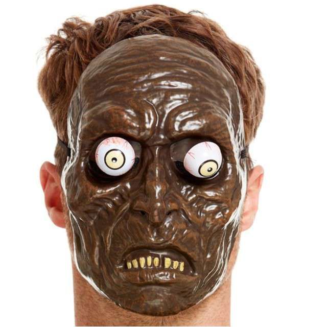  Maska vlkolak szara latex s kožušina horror