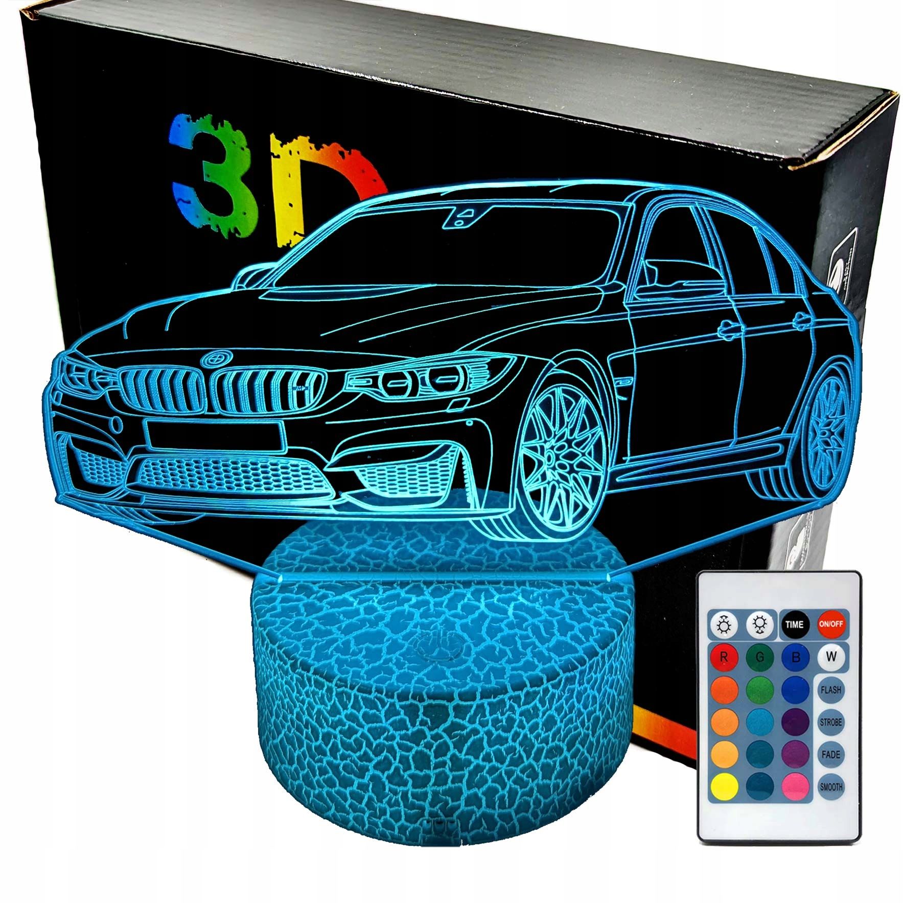  3d naktinė lemputė lempų daugiaspalvis