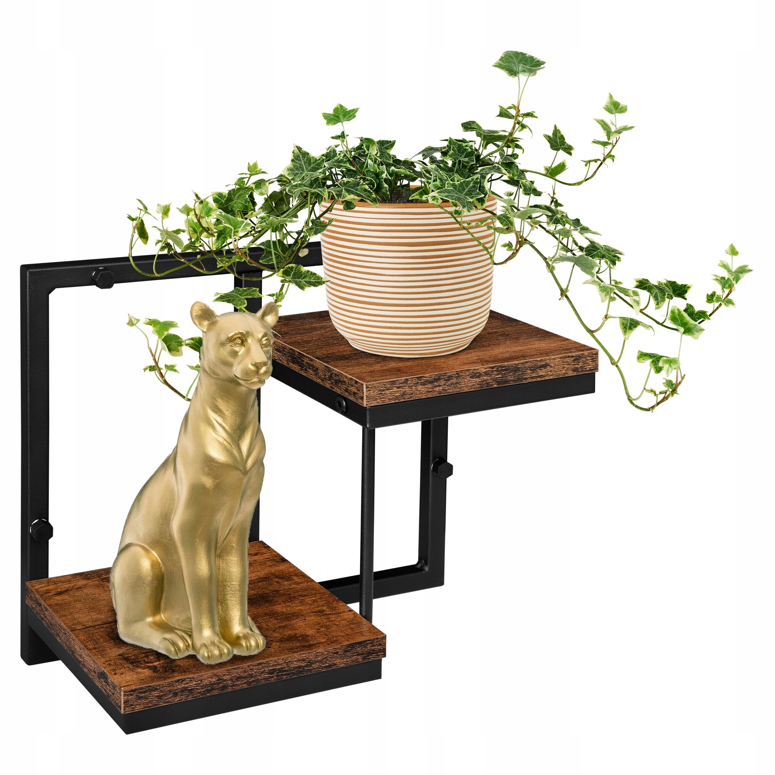  Metal stand for flowers flower stand flowerpots standing shelf with shelves loft style