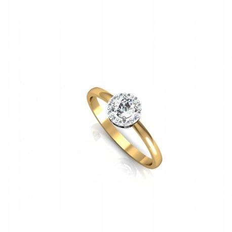 Lieliski gredzens ar izcili 0,44 ct -50% id