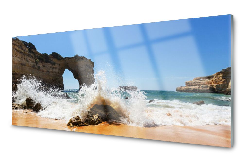 Lacobel glasplatte küche lilien wasser 140x70