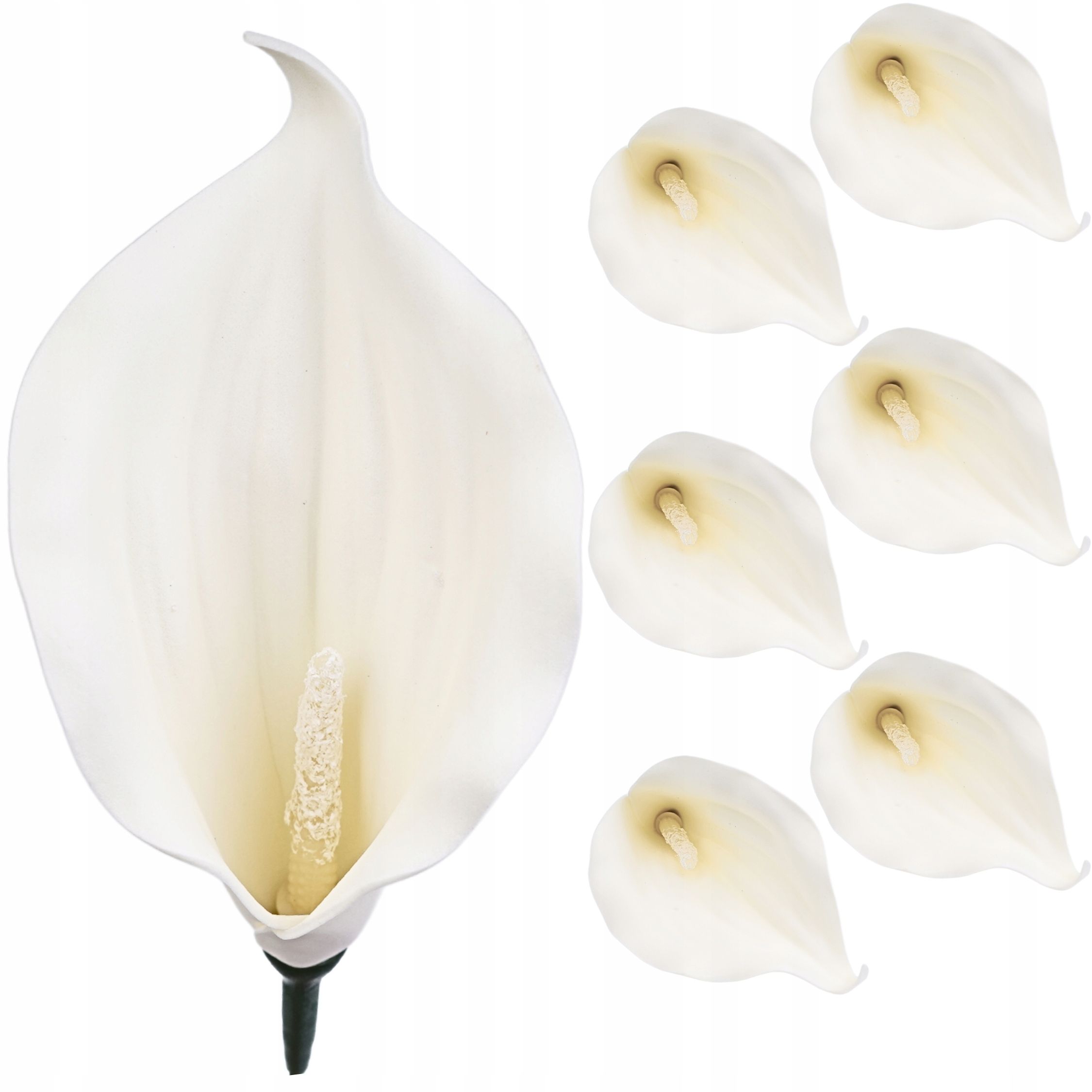  Mākslīgais zieds orhideja zars dekoratīvs rotājums florists pik 62cm