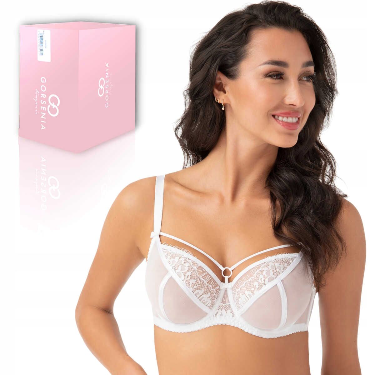  Gorsenija mīksts krūšturis balts paradise k496 lielums 70g