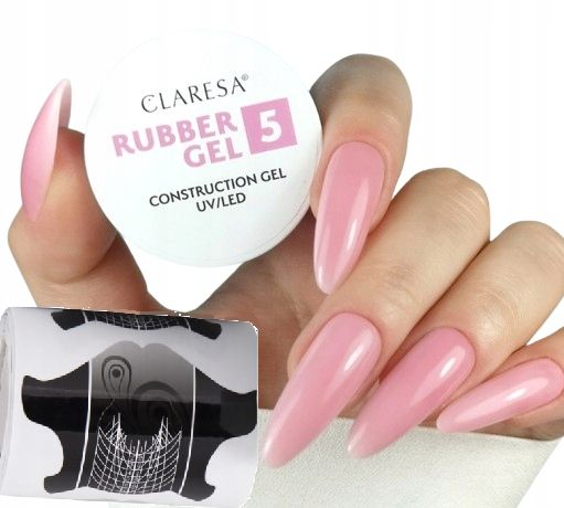  Claresa rubber gél tiksotropia želé 11 svetlo ružová 45g+ šablóny