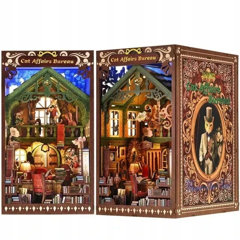  Miniatūra māja book nook vasara fejas dāvana diy
