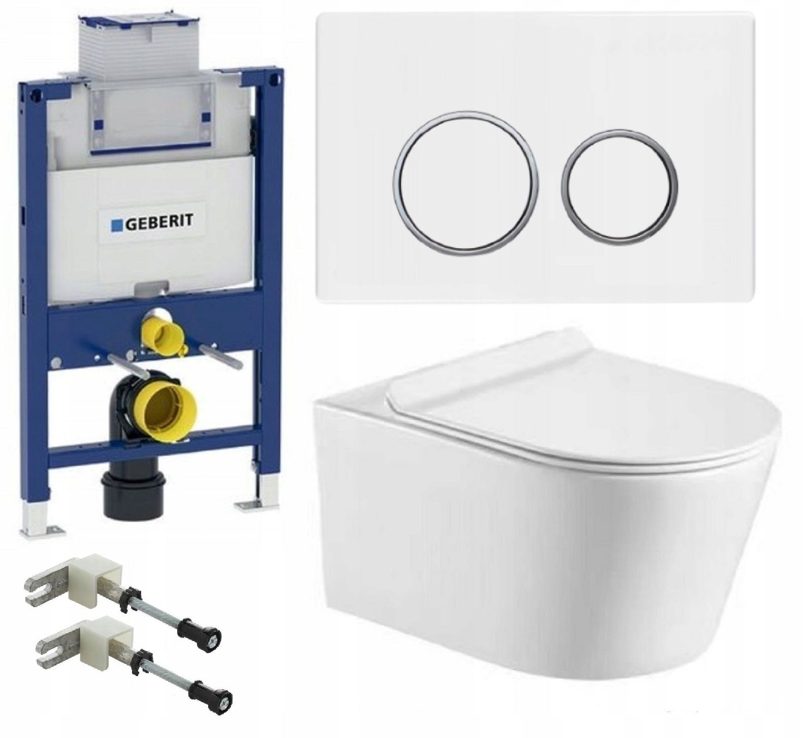  Wc rāmja komplekts geberit + atslēga + tualetes pods melns matēts + dēlis w/o+fresh