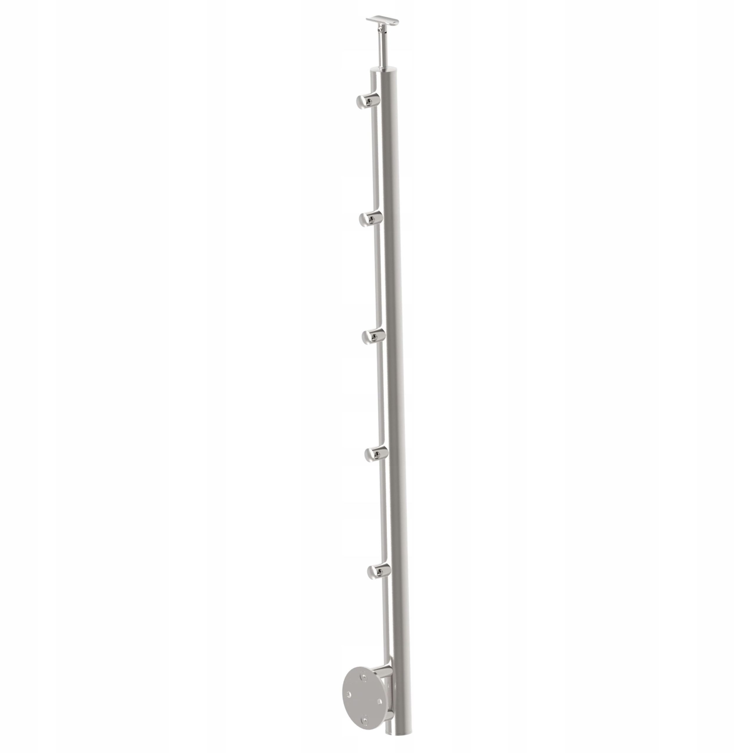  Spalte übergangs 100 cm 5 blütenblätter balustrade fi 42 rostfrei poliert
