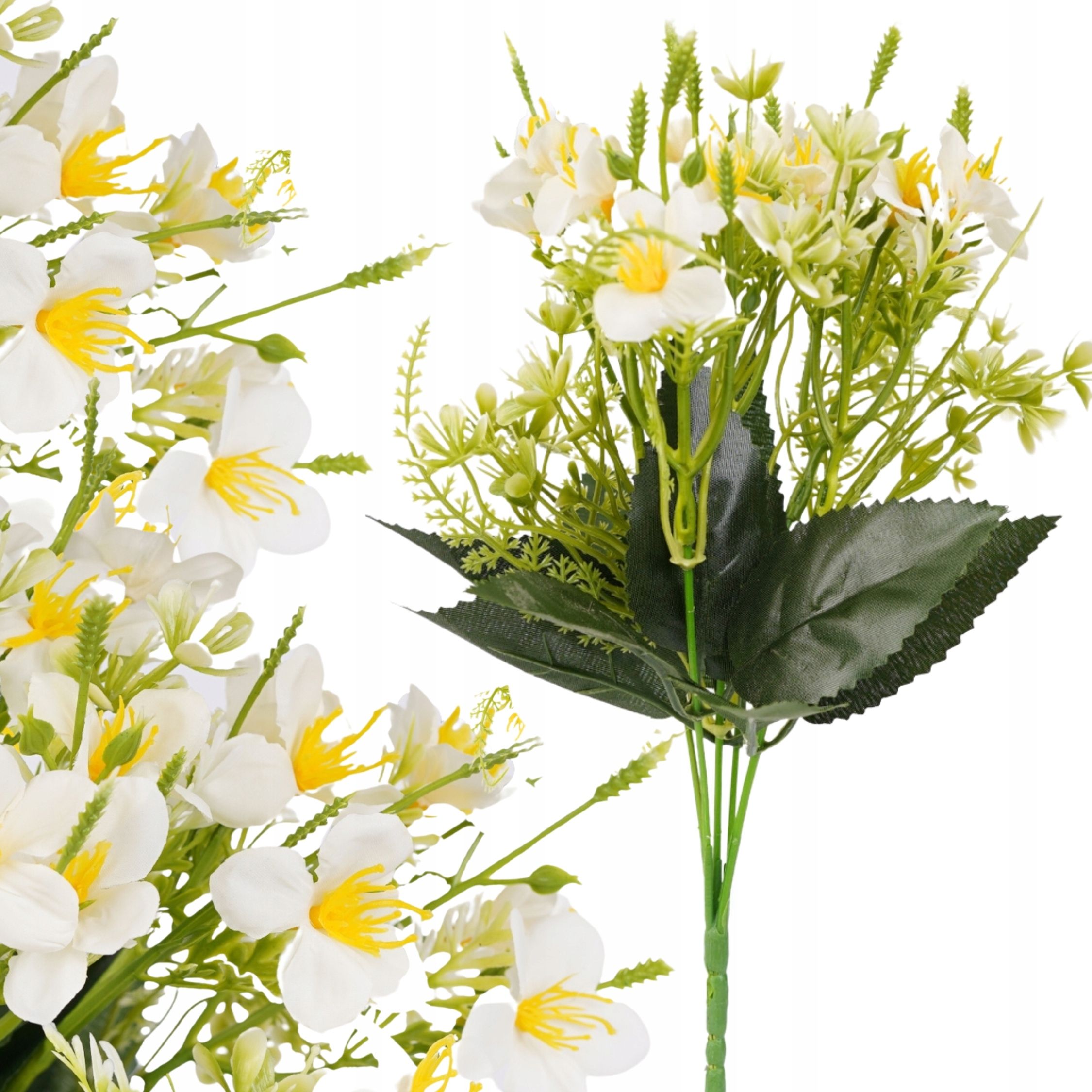  Mākslīgais zieds orhideja zars dekoratīvs rotājums florists pik 62cm