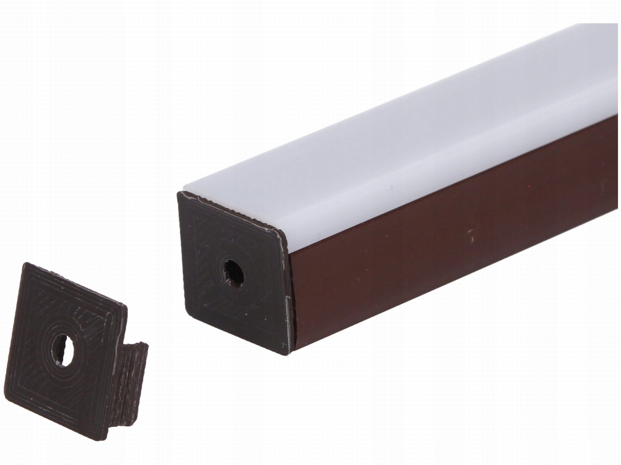  Dangtelis pvc corner juodos spalvos