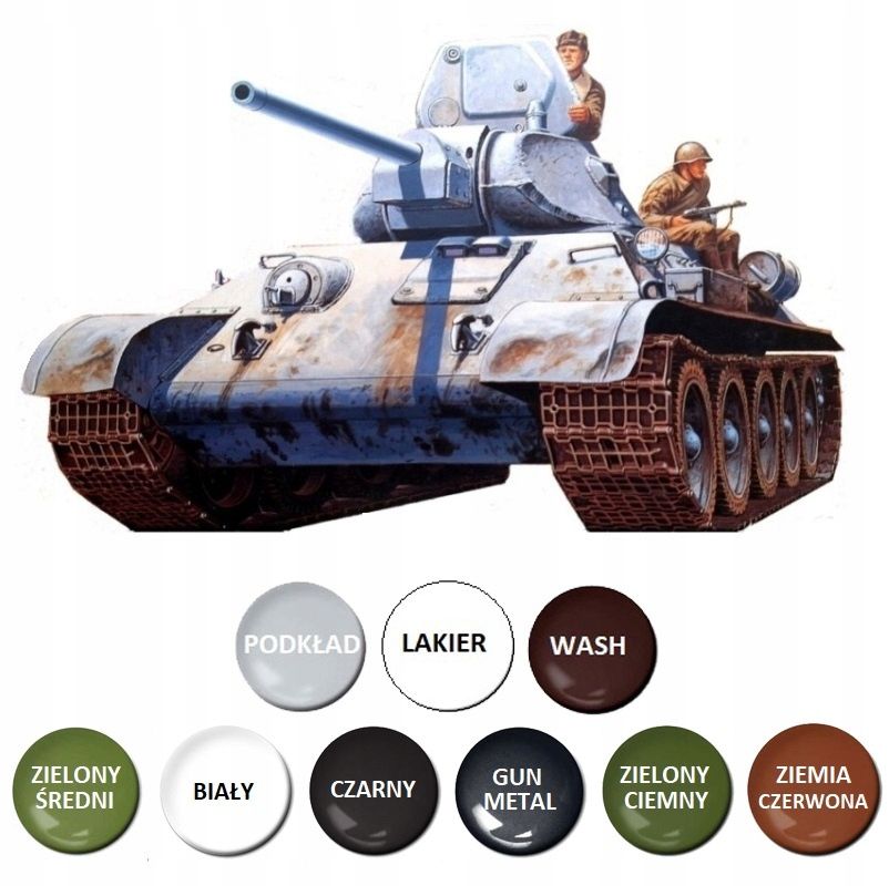 Modelis cisterna pantera tank panther type g + akrila krāsas modeļiem. aksesuāri