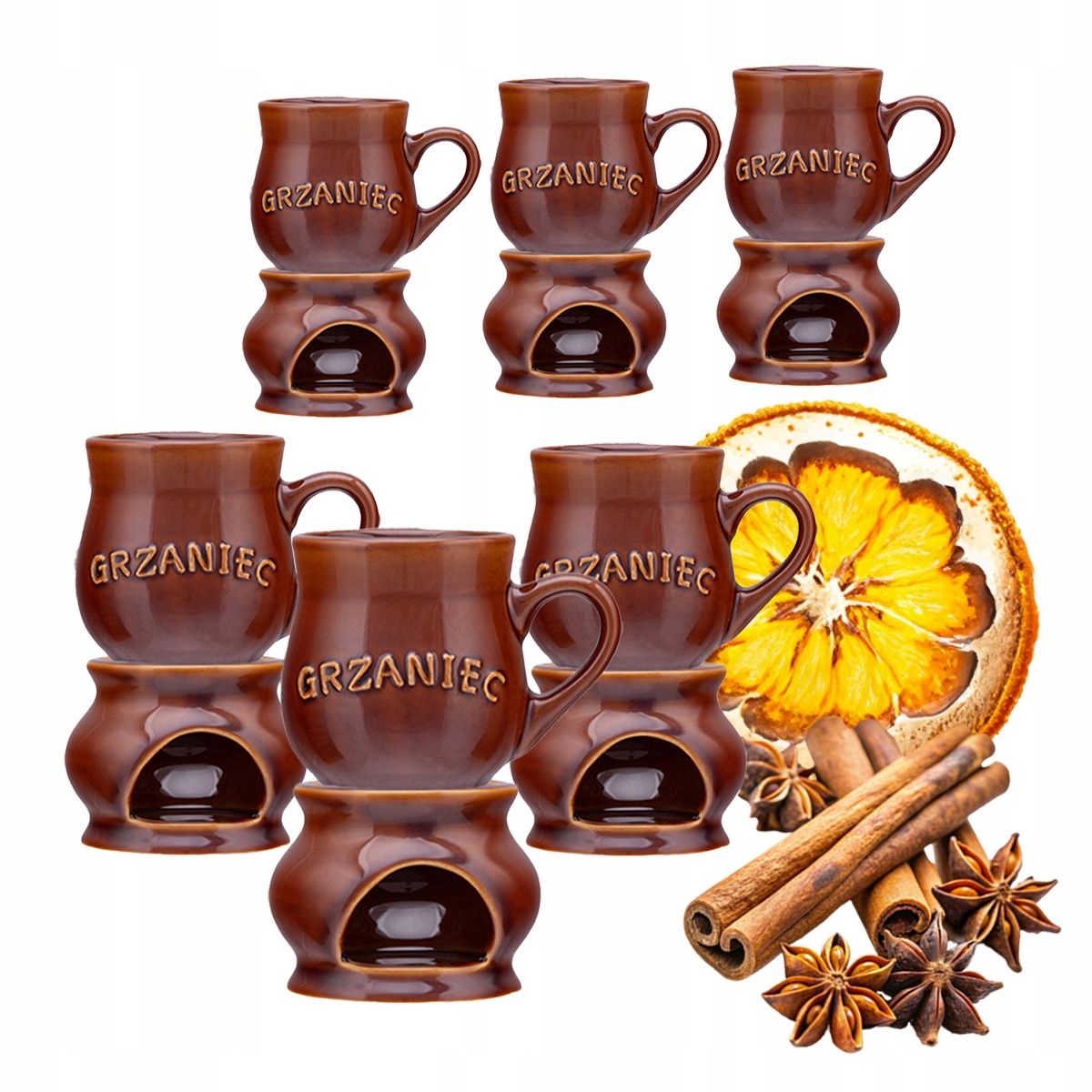  Tassen mit nach gehör für glühwein wein i bier keramik altom design 250 ml 6 pcs.