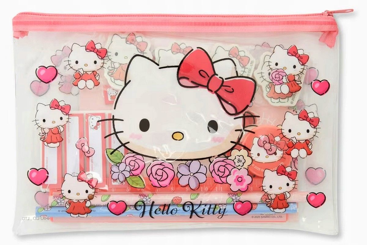  Hello kitty penál se zipem licence sanrio 3+