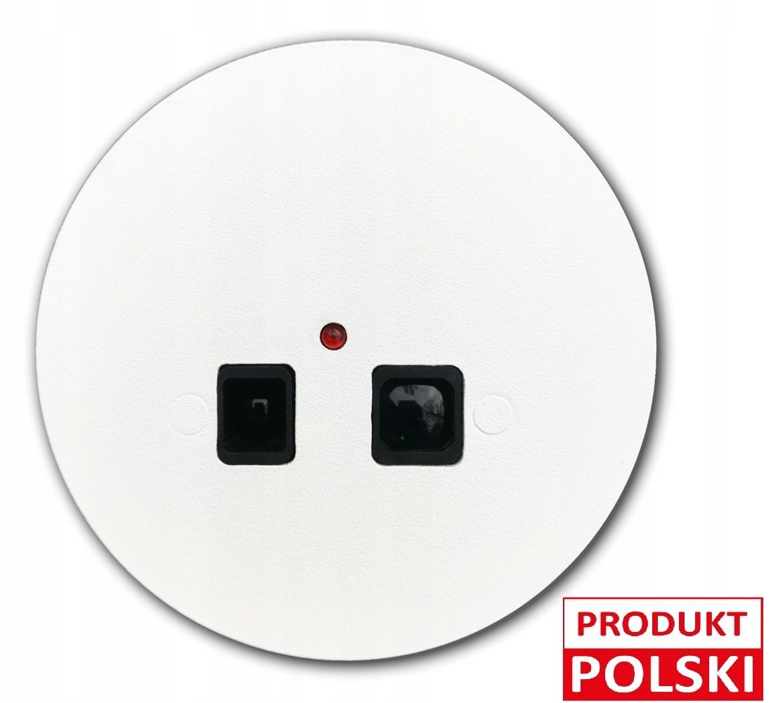  Judesio jutiklis su sutemų jutikliu lazeris laiptams elegant ms11 baltas