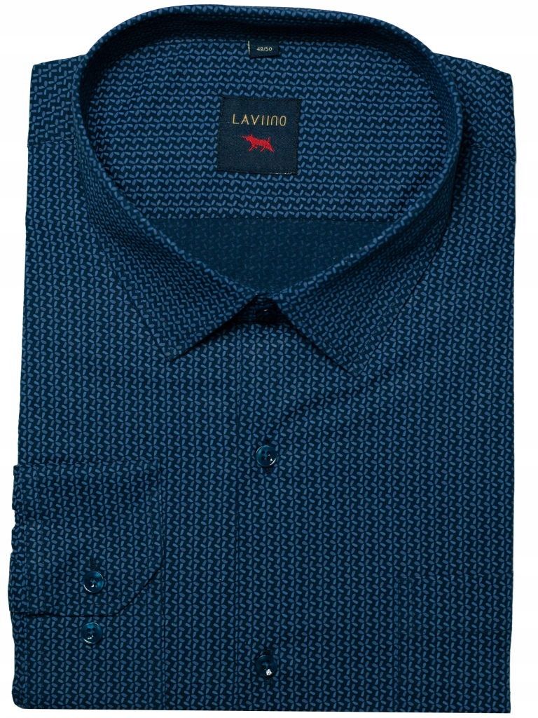  Suur meeste särk tumesinine sinine väike muster big size 49/50-5xl