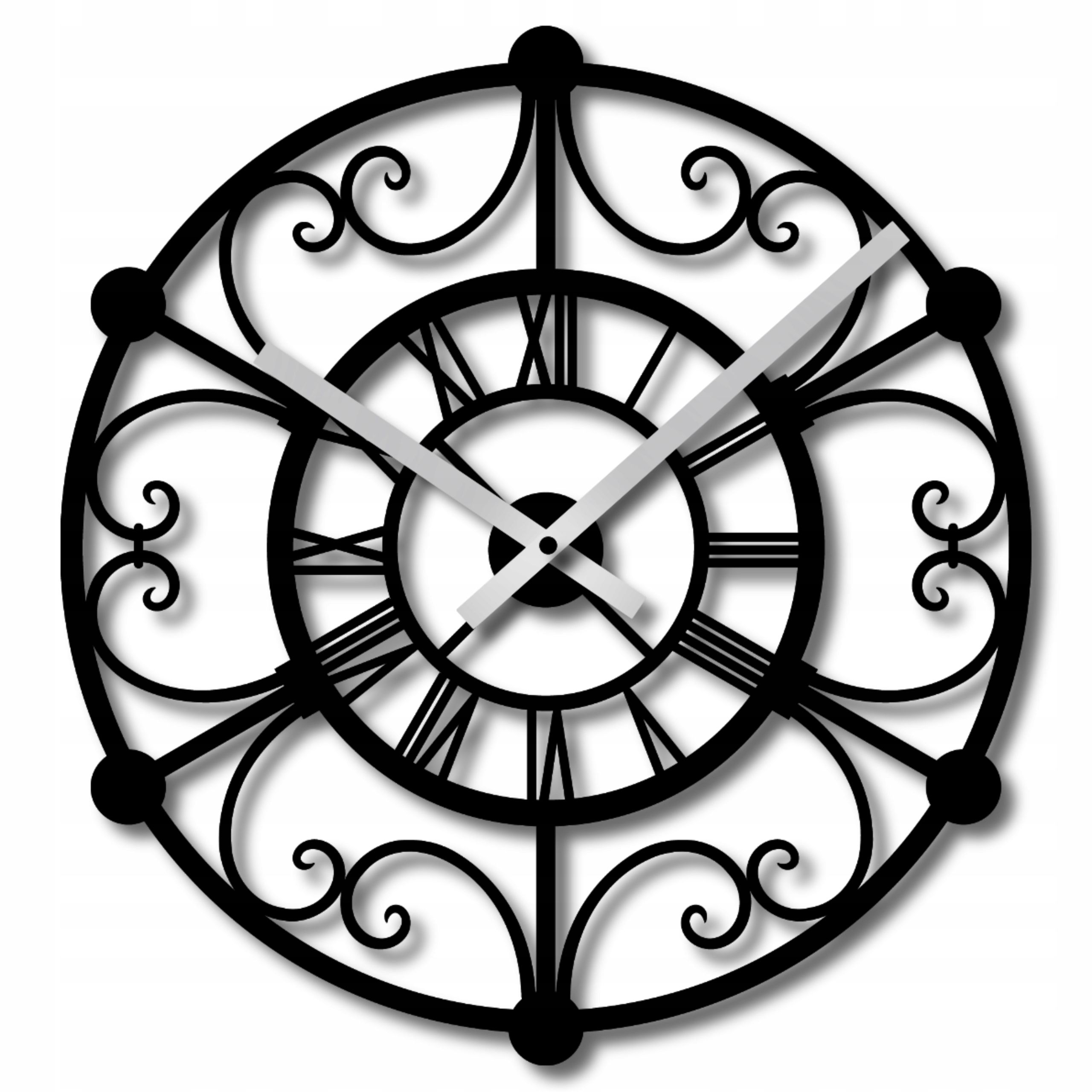  Wall clock 60 cm clock on the wall big clock openwork classic big numbers