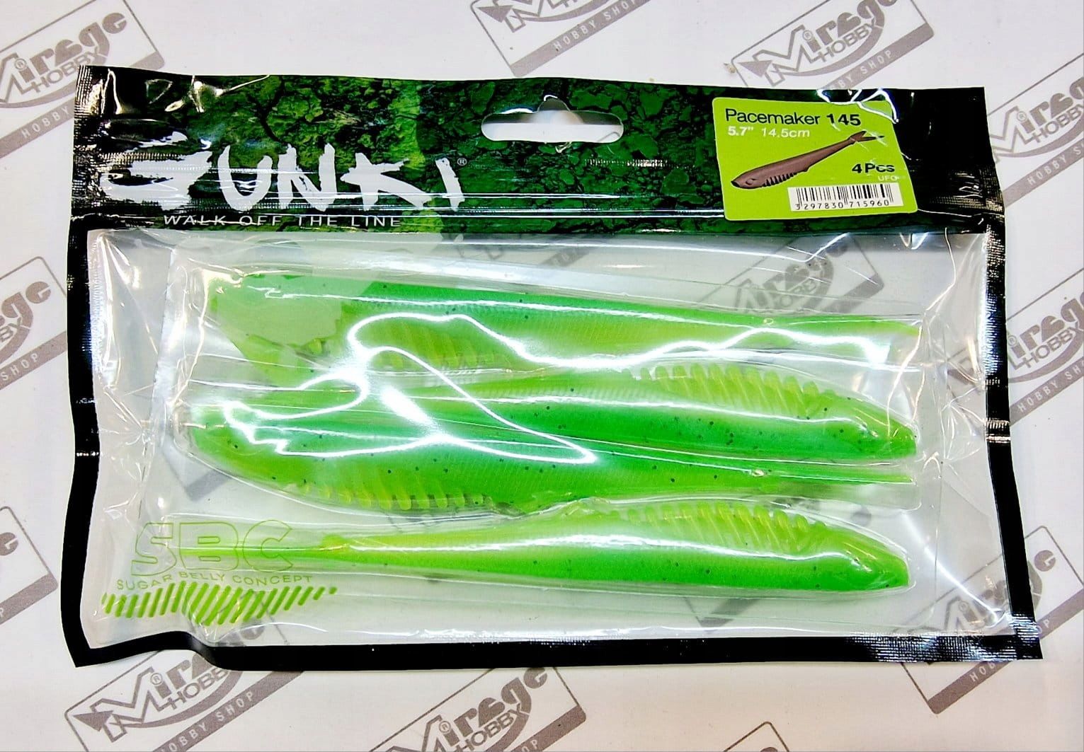  Norīt gunki kiddy 4"(10cm) - salt & pepper (op. 5 gab.) [52683]