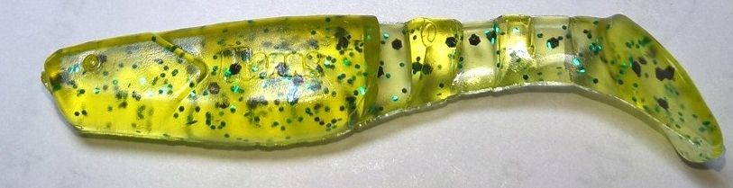  Manns predator 3,5cm geltonas su juodu grzbietem