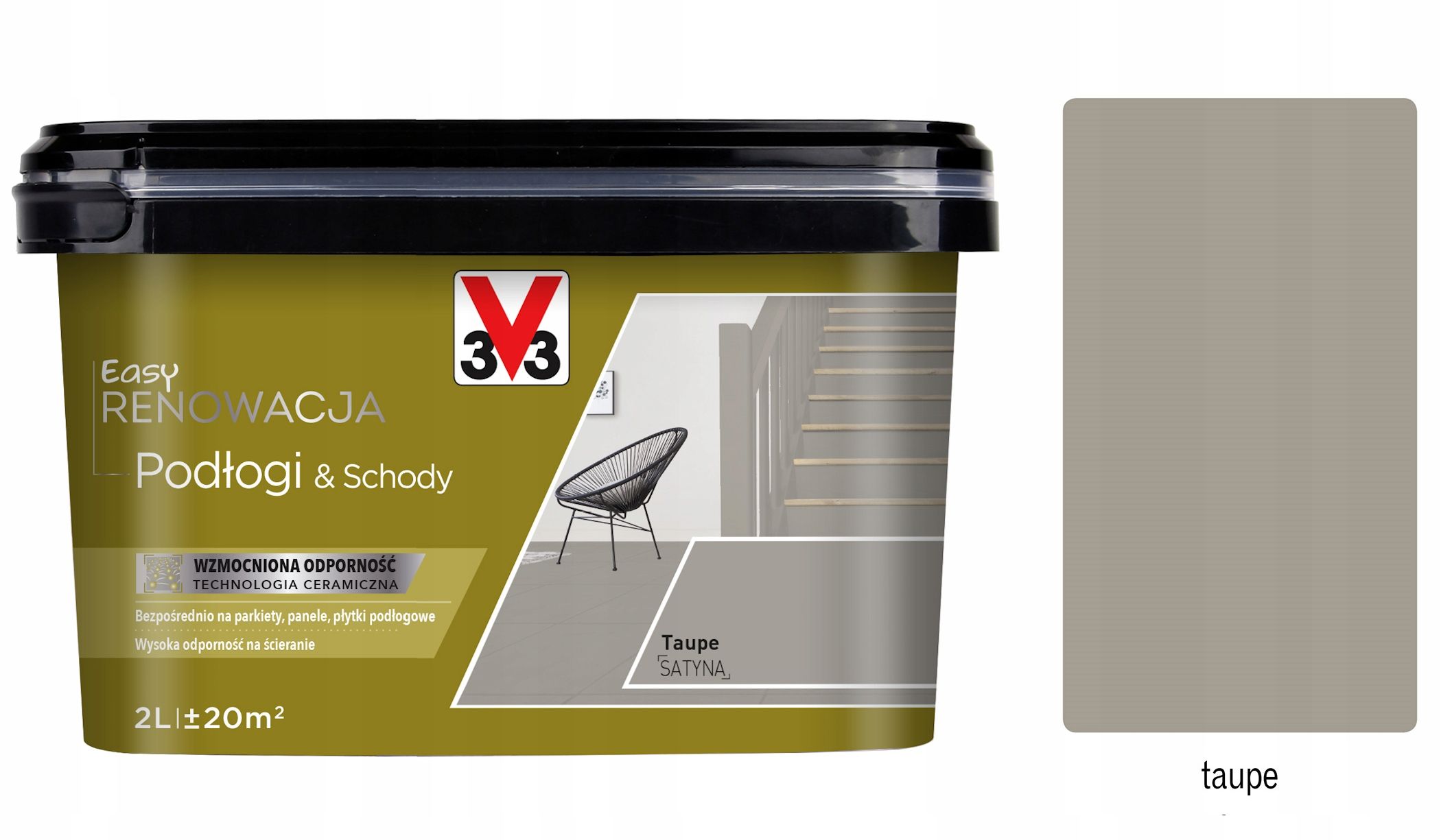  V33 paint floor renovation i stairs 2 l grey marengo satin