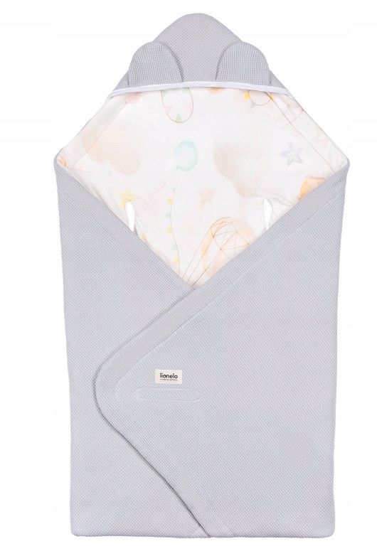  Lionelo travel swaddle blanket dětský spací pytel do autosedačky automobilový průmysl 90x90 beig